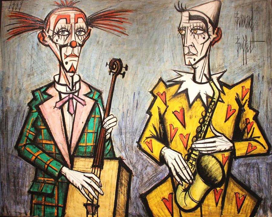 Bernard Buffet Clowns